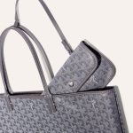 Goyard Saint Louis PM Tote Bag Grey - Image 4